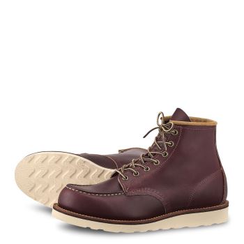 Red Wing Classic Moc 6-Inch Boot in Oxblood Mesa Leather Laarzen Heren DonkerBruin - 8856